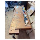 Rolling Work Bench with Contents