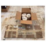 (3) Oil Filter Elements and 1937 International Harvester D-2 Gaskets