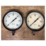 (2) Jas. P. Marsh Corporation Pressure Gauges