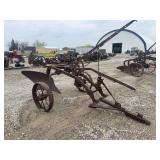 John Deere No. 614 One-Bottom Pull-Type Plow on Steel Wheels