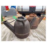 (2) Cast Iron Yellow Dogs