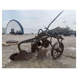 John Deere No. 623 Two-Bottom Pull-Type Plow on Steel Wheels