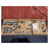 Large Assortment of Vintage Spark Plugs, Parts, Insulators & Literature