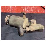 Vintage Industrial Air Line Lubricator / Oiler Assembly w/ Essex Valve