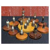 Early Spark Plug & Igniter Collection on Display Bases