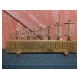 Lunkenheimer “Sentinel” Oiler Display Set on Custom Wood Stand