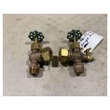 (2) Penberthy NOS Sign Glass Valves