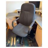Black Upholstered Office Chair