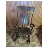 Wooden Arm Rocking Chair