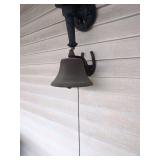 Metal Bell with Horseshoe Bracket