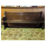 Church Bench 72'