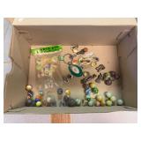 Assorted Marbles and Accessories