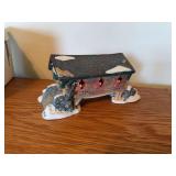Miniature Covered Bridge Christmas Decoration