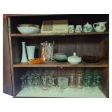 Selection of Glassware and Decorative Bowls