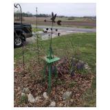 Metal Eagle Weather Vane with Stand