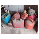 Assorted Fuel and Liquid Storage Cans