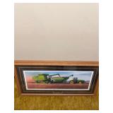 Framed Prints: Agricultural Machinery and Wildlife Scene
