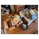 Wicker Storage and Crafting Supplies