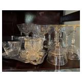 Collection of Pressed Glass Tableware