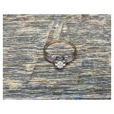 14K Gold and Stone Ring - 