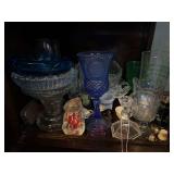Assorted Decorative Glassware