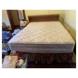 Full Size Bed with Headboard and Mattress