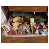 Assorted Holiday Decorations and Collectibles