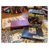 Assorted Game Collection: Lite-Brite, The Game of Life, Chess, and Scrabble