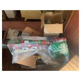 Christmas Decorations and Wrapping Paper Assortment