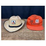 (2) Allis Chalmers Cowboy Hat + Allis Connection Hat