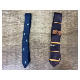 (3) Allis Chalmers Ties + Tie Clip