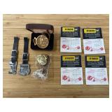 (8) Caterpillar Watch Fobs + Calendars