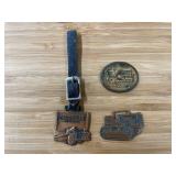 (3) Caterpillar Watch Fobs