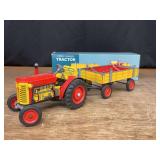 1/43 Zetor Tractor + Wagon Set NIB Restoration Hardware