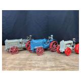 (3) McCormick-Deering + Fordson Tractors