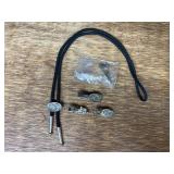 (5) Gleaner Tie Clips + Bolo Tie