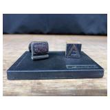 (2) Allis Chalmers Ink Stamp + Printers Block