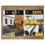 (3) John Deere Dozer Sales Literature