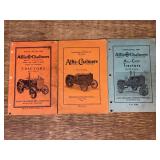(3) Allis Chalmers Tractor Manuals