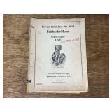 1937 Fairbanks, Morse & Co. Eclipse + Z Engine Repair Price Lists