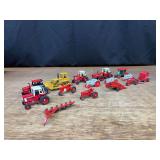 (15) 1/64 IH Tractors + Implements