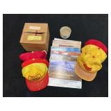 New Holland Hats, Calendars, Cup, Parts Box