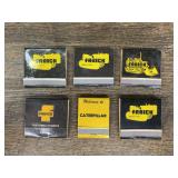 (6) Caterpillar Matchbooks