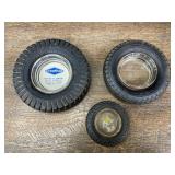 (3) Good Year Tire Ashtrays