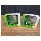 (2) 1/64 John Deere Combines NIB Ertl
