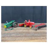 (3) Oliver Super 99, MH Combine, MF Plow