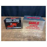 (2) 1/64 Case-IH Combines NIB Ertl