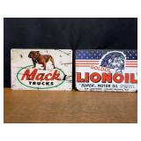 (2) Mack Trucks + Lionoil SST Signs