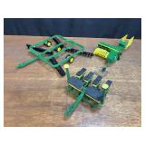 (3) 1/16 John Deere Disk, Planter, Baler Ertl