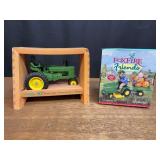 (2) 1/16 John Deere A + 320 L&G NIB Ertl